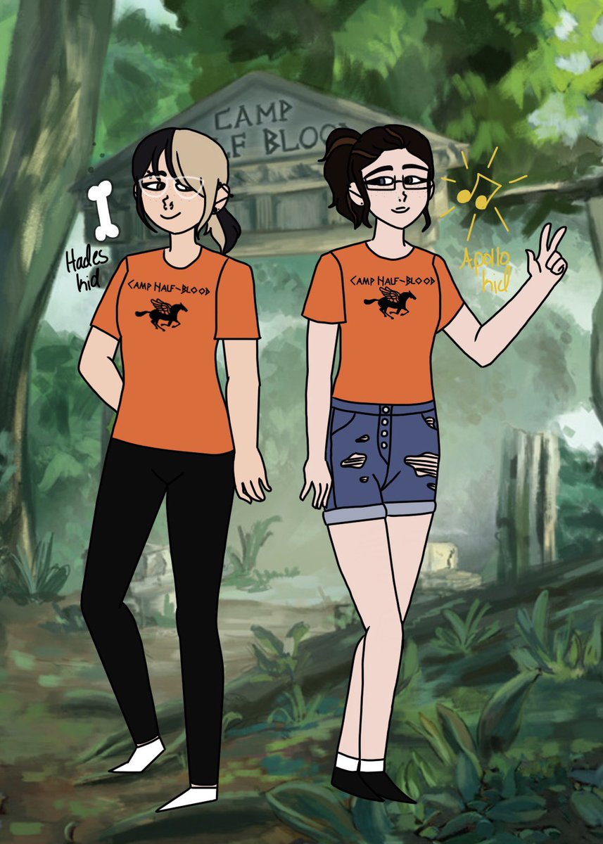 MiniMac173's tweet photo. I drew me and my best friend in different universes. #art #differentuniverses #minimacaroniart #TheOwlHouse #TOH #PercyJackson #pjo #HazbinHotel #HelluvaBoss https://t.co/hoJMOQjD8X