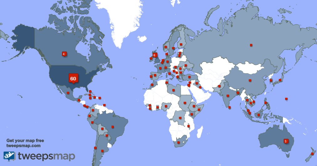Special thank you to my 18 new followers from Vietnam, and more last week. tweepsmap.com/!SUHSTARO