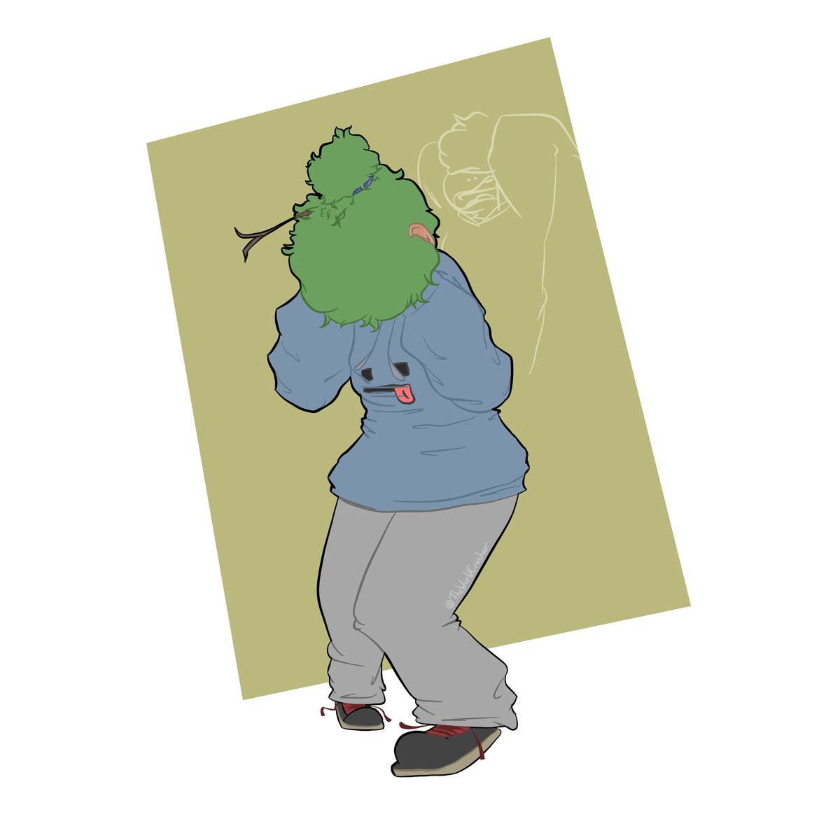 TheWorldCrasher's tweet photo. I also made counter-art just to spite @MoshyLo 

It's lit https://t.co/aWXr7aCroE