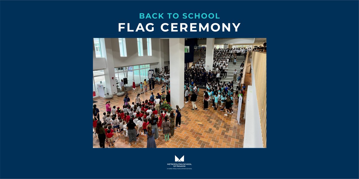 METSchoolPanama's tweet image. Today we reunited out #METcommunity & held our Flag Raising ceremony with the whole school!✨It was an exciting moment where once again the #Panama National Anthem & the MET school song were heard throughout the school. 🇵🇦
#METschoolPanama #METmagicMoments #NordAngliaEducation