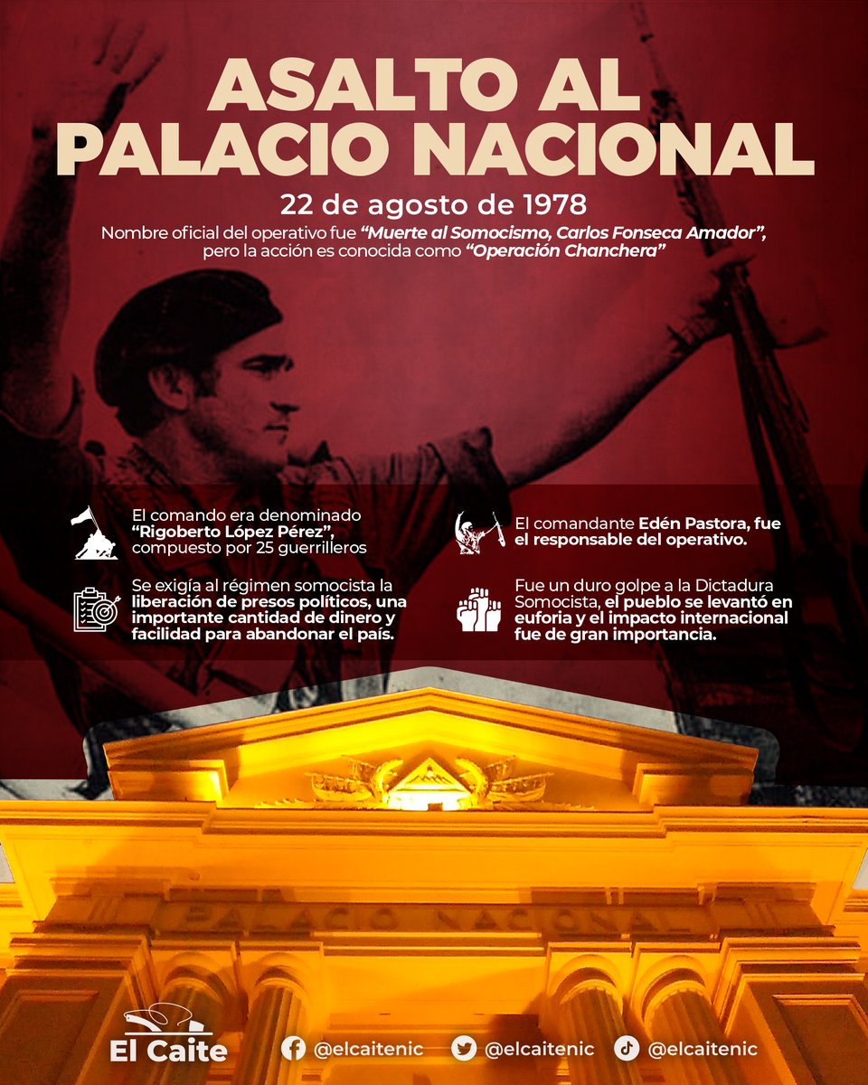 Operación Chanchera es el nombre de la acción de tomar del Palacio Nacional de Nicaragua, en el momento en el que se celebraba una sesión del Congreso Nacional, realizada por un comando guerrillero del Frente Sandinista de Liberación Nacional el 22 de agosto de 1978.
 #22agosto