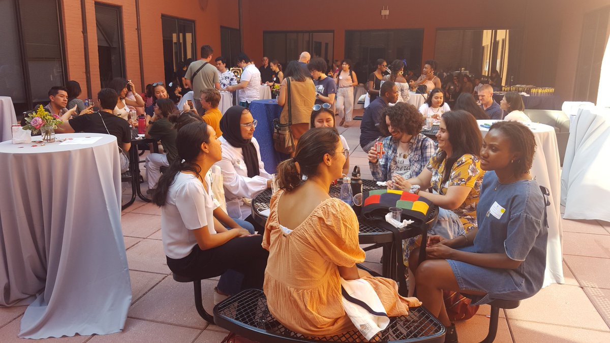 The inaugural Diversity, Equity &amp; Inclusion Open House was a success! Can't wait to see more of you this week, #GradHoyas! We look forward to Induction Ceremony bright and early tomorrow!