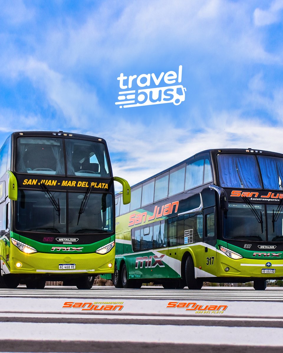 ATSJViajes's tweet photo. Hay descuentos? Hay descuentos! 🔥

Arrancó el Travel Bus y es por tiempo limitado! ⏱️ Encontrá en nuestra web un 40% de descuento en pasajes comprando 30 días de anticipación! 

👉Buscalos en https://t.co/KskAs267pi  
 
#atsj #travelbus #travelsale #descuentos #promos https://t.co/HovAwRp5vW