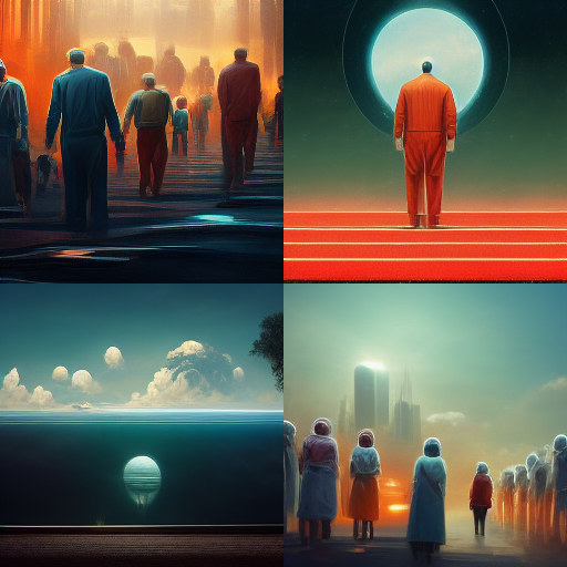 Q: Hey Midjourney, what does 2022 society look like to you?
A: