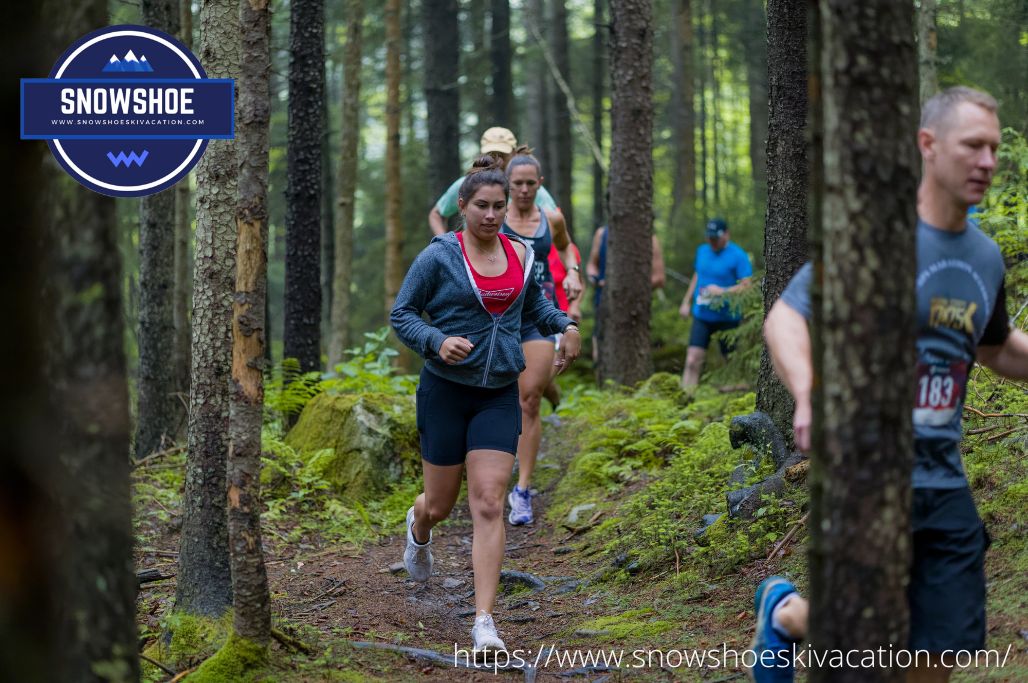 Run a 5K through this scenic route at Snowshoe Mountain! Book a condo today at snowshoeskivacation.com/availability/ #snowshoe #skiresort #vacationhome #lodge #travellerslodge #runners #running #marathon #5k #vacation #summer