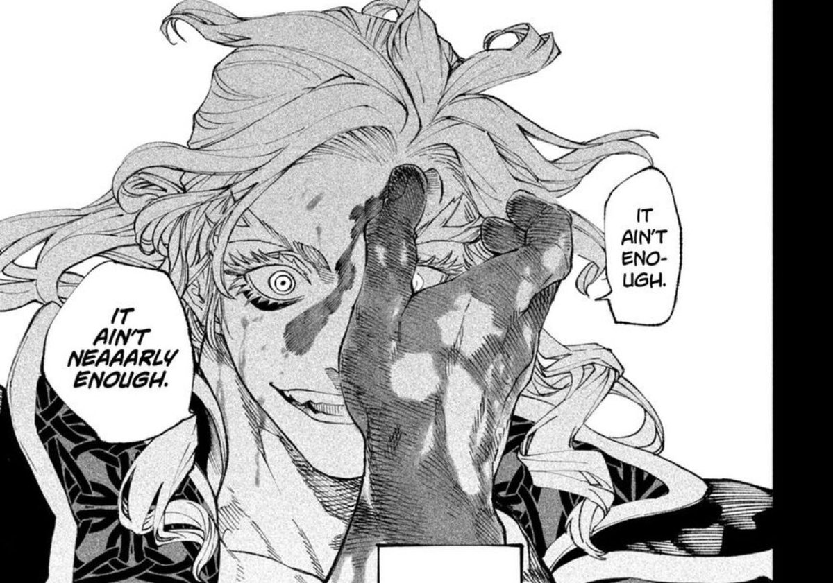 CrunchyBeanz's tweet photo. THICCEST LAD IVE EVER SEEN IN MY LIFE LMAO
#Tenkaichi #Spoiler #Ch19 https://t.co/OEOuFgzpUI