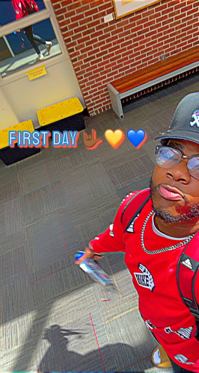 My son's first day of college! I am so proud of this dude right here!! ANOKA-RAMSEY COMMUNITY COLLEGE💛💙