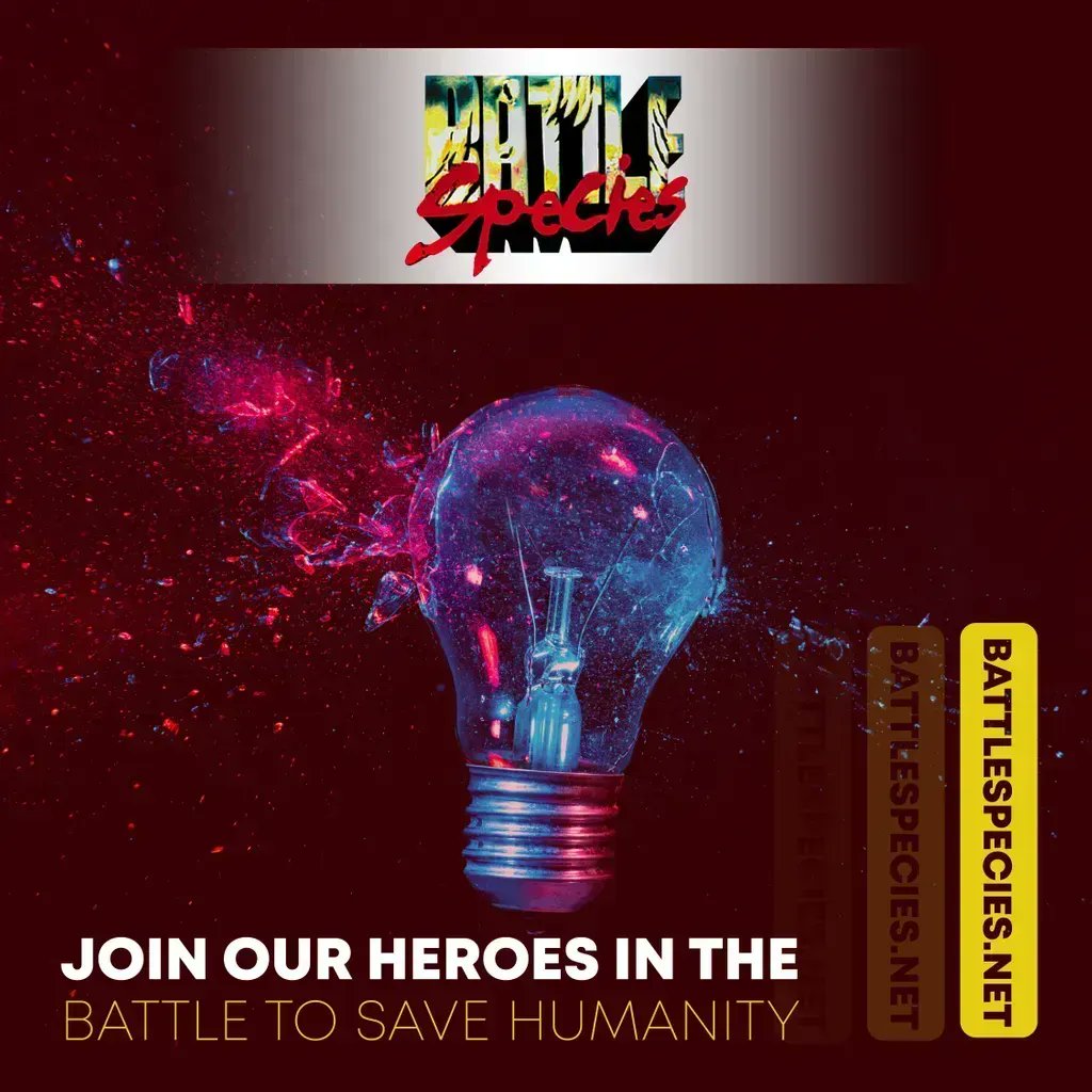 This is a battle to save humanity. 

Join our heroes.

This is #BattleSpecies! 

#NFTProject #NFTs #NFTCollectors