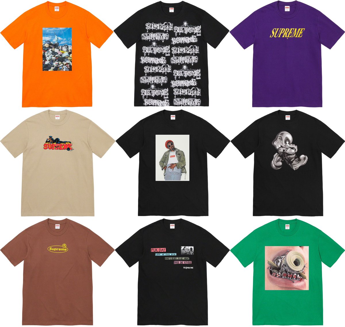DropsByJay's tweet image. Supreme Week 1 Droplist
Releasing in store and online this Thursday August 25th at 11am Est/4pm BST/17:00 CEST.

Huge drop as expected starting the season with something for everyone. Stay tuned for more updates including Free Gift &amp;amp; Retails.

What are you grabbing this Week?