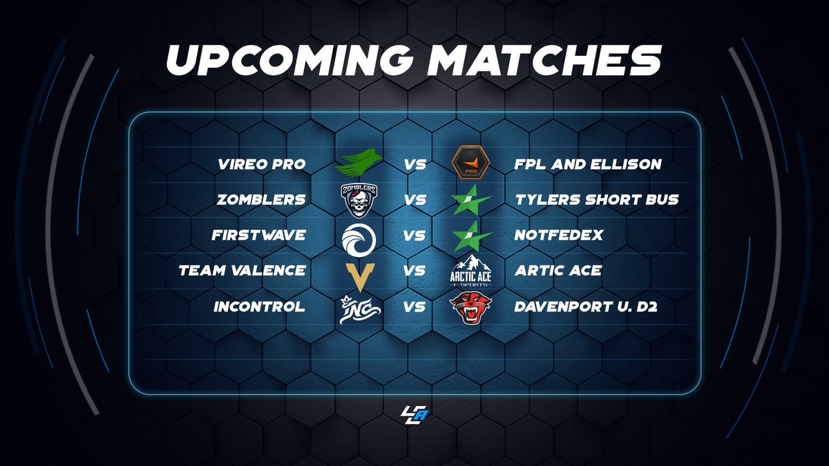 LCABroadcasting's tweet photo. Tonight's matches covered by LCA! 🚨
⚔️ @Vireopro
VS
⚔️ #FPLandEllison
🎙️ @BignTallMatt
- - -
⚔️ @Zomblers
VS
⚔️ #TylersShortBus
🎙️ @BenikageCasts
- - -
⚔️ @FirstwaveGG
VS
⚔️ #NotFedEx
🎙️ @DanniiFanta
⏰ 9pm EST
Streams linked in replies below! ⬇️
1/2 https://t.co/5fYJxvLxAw