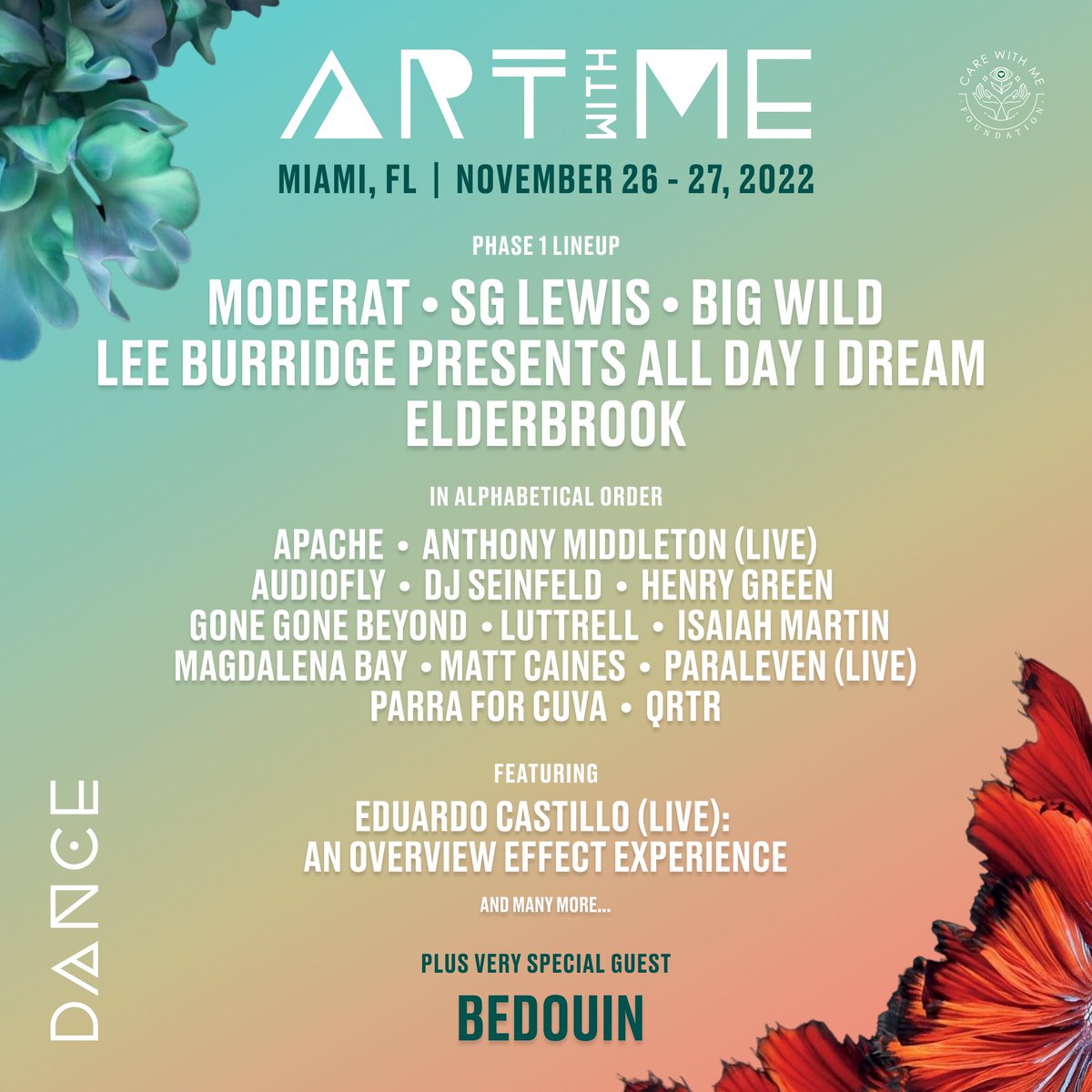 Gone Gone Beyond (@gonegonebeyond) on Twitter photo Join us at <a href="/ArtWithMeEvents/">Art With Me Events</a> this November in Miami💫 Can’t wait to share our music and explore this immersive festival experience! 🌴🦋
You have 2 days to secure your ticket at the sold-out Imagine Pass price (available here: artwithme.org), General On-Sale this Wed Join us at <a href="/ArtWithMeEvents/">Art With Me Events</a> this November in Miami💫 Can’t wait to share our music and explore this immersive festival experience! 🌴🦋
You have 2 days to secure your ticket at the sold-out Imagine Pass price (available here: artwithme.org), General On-Sale this Wed