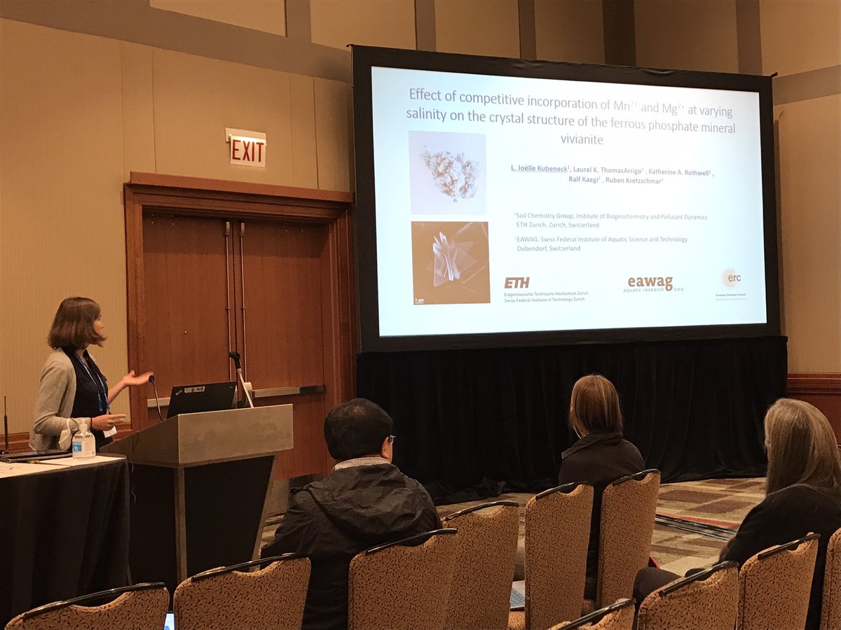 Luiza Notini (@notini_luiza) on Twitter photo Congrats to <a href="/JoelleKubeneck/">Joëlle Kubeneck</a> for a great presentation on her vivianite substitution work at #ACSFall2022
If you missed it, come check her work at the SciMix poster session tonight (2031)! <a href="/EthSoil/">ETH Soil Chemistry</a> Congrats to <a href="/JoelleKubeneck/">Joëlle Kubeneck</a> for a great presentation on her vivianite substitution work at #ACSFall2022
If you missed it, come check her work at the SciMix poster session tonight (2031)! <a href="/EthSoil/">ETH Soil Chemistry</a>