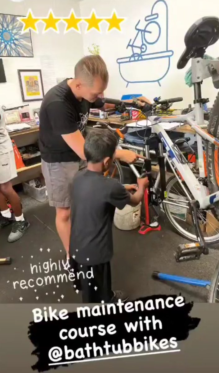 bathtubbikes's tweet photo. We are bringing back maintenance classes to bathtub bikes!⚙️ Starting in September stay tuned for more details ❤️
.
#yyc #calgary #yycart #yycartist #yycliving #calgaryliving #yycbike #yycmaker #yyccraft #albertamaker #calgary #calgaryart #calgaryartist #yycteacher https://t.co/tVLmFXaNcw
