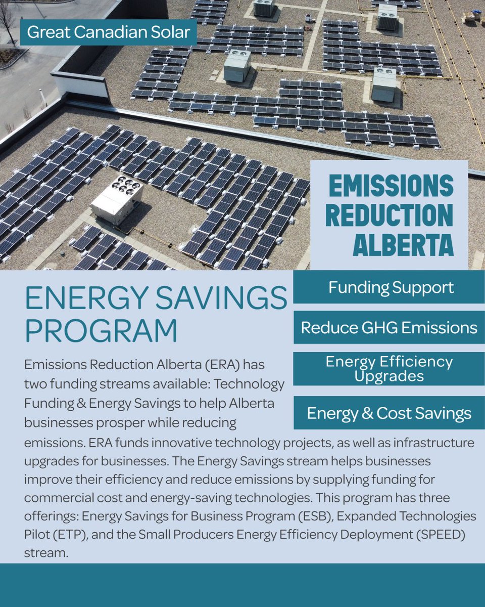We couldn’t go through the whole month without a #MotivationMonday! 

To learn more about the <a href="/ERAlberta_/">Emissions Reduction Alberta</a> program, click the link in our bio! 👉
_
#solarincentives #solarfunding #solarforbusinesses #yegsolar #yeg #albertaenergy #EmissionsReductionAlberta #ERA #energyupgrades