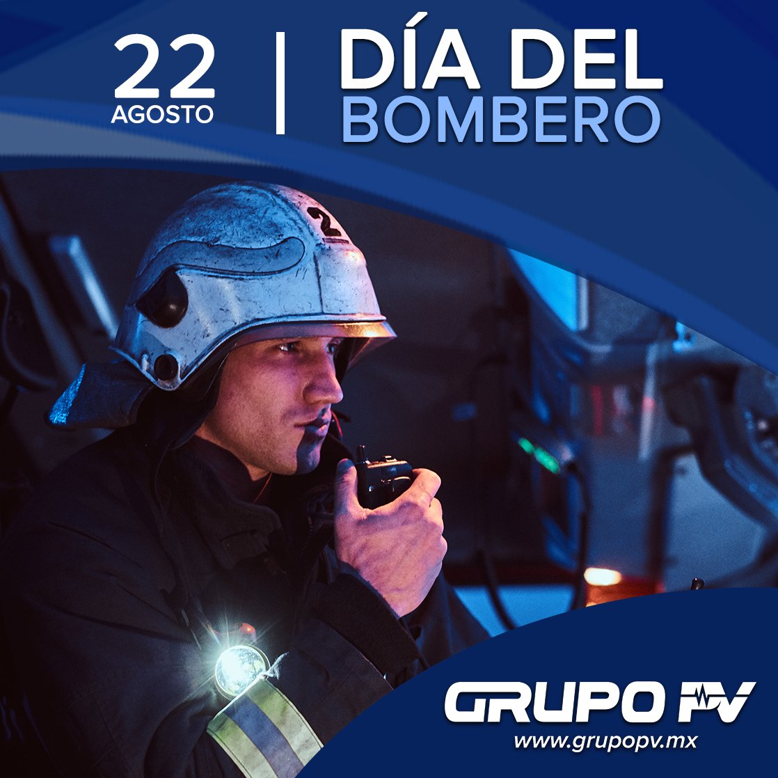 grupopvmx's tweet photo. Feliz día del bombero en México.
Grupo PV reconoce la valentía de las y los #Bomberos que día a día arriesgan su vida por salvaguardar la de los demás. https://t.co/w2Bj6kNpwZ