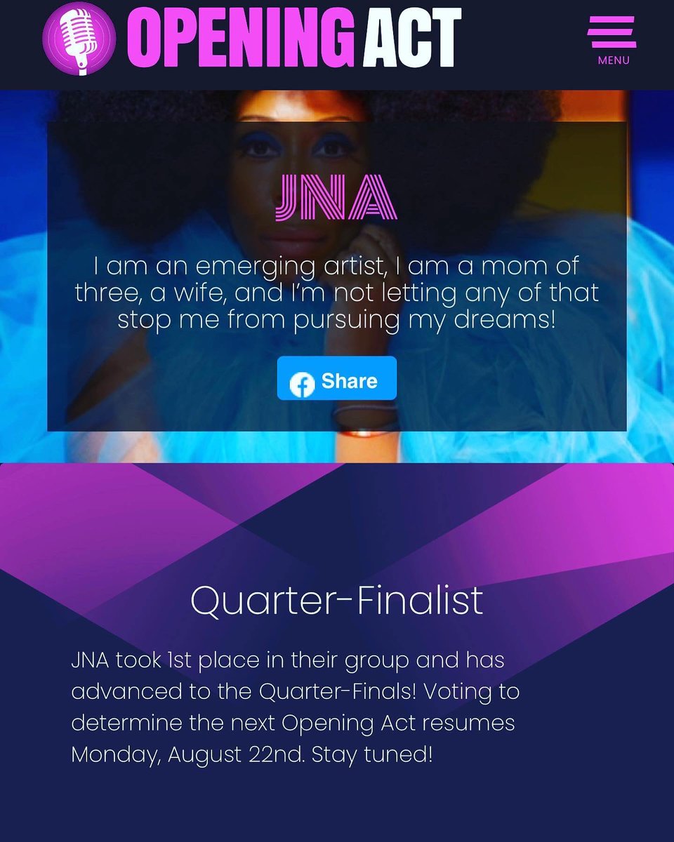 JNAMUSIC213's tweet photo. Go and give me a vote for the opening act competition! #openingact2022 #audacy #hollywoodbowl #JNA 

https://t.co/ZcjJVXDIkm https://t.co/VE2r7H5cty