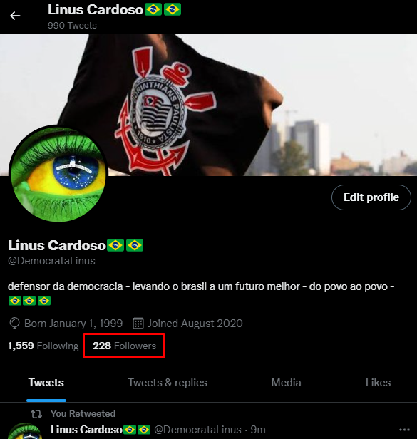 maah_urx's tweet image. 🇧🇷🇧🇷🇧🇷🇧🇷🇧🇷🇧🇷IRMAOS PATRIOTAS PERDI MAIS DE METADE DOS MEUS SEGUIDORES ESSE TWITTER CENSURANDO O PÚBLICO ATIVO DO PRESIDENTE!!!!!🇧🇷🇧🇷🇧🇷🇧🇷🇧🇷🇧🇷
INADMISSIVEL ME SIGAM PARA FORTALECER A DIREITA E O TIME DE JAIR BOLSONARO PRESIDENTE EM 2022 🇧🇷🇧🇷🇧🇷🇧🇷🇧🇷🇧🇷
#sdv #BolsonaroReeleito #bolsona