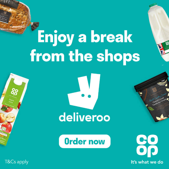 We are live!!

Get all your essentials delivered from Harvie Avenue <a href="/coopuk/">Co-op</a> 📣  Head to shop.coop.co.uk for the latest deals and offers 🙌