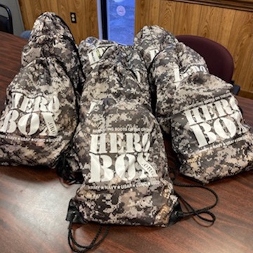 HeroBoxOrg's tweet image. Check out our HeroBag option! #HeroBags can be filled with goodies for your #Hero while coming in a great reusable bag.
