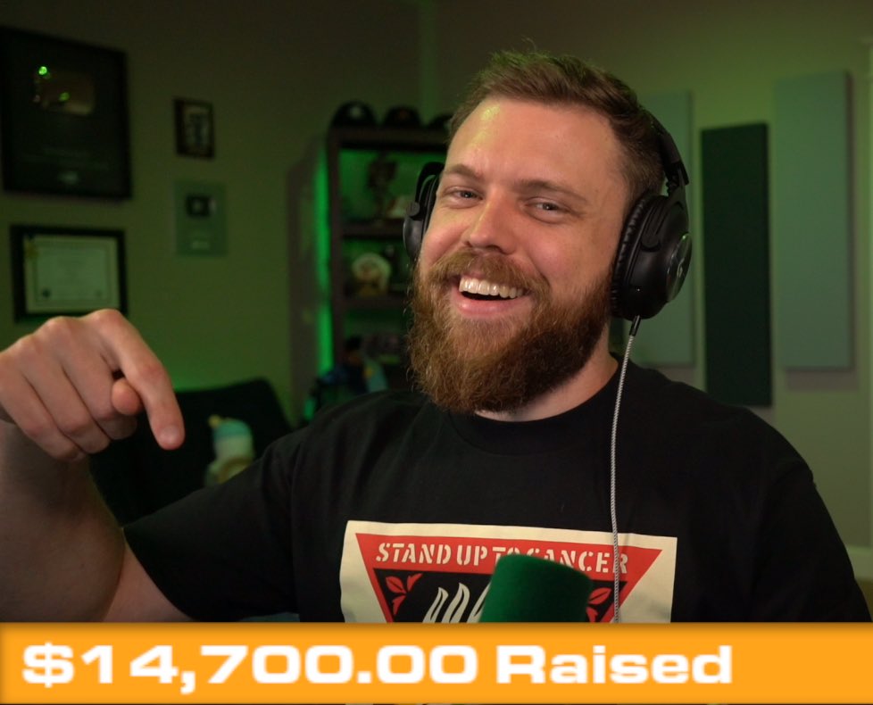 StoneMountain64's tweet photo. Incredible stream, $14k+ raised for Stand Up to Cancer @su2c . Massive thank you to everyone who donated, shared stories and tuned in! ❤️❤️❤️ https://t.co/NGSLV1eiac