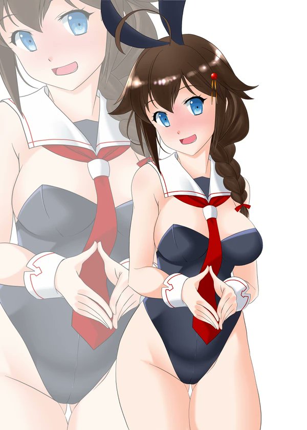 時雨(艦これ) ,時雨改二 「駆逐艦って体のバランスが難しくてな……あとなんと言うか「可愛い」は難しい。 」|桐木春臣のイラスト