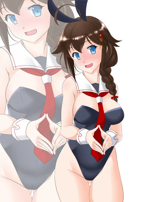 駆逐艦って体のバランスが難しくてな……あとなんと言うか「可愛い」は難しい。 