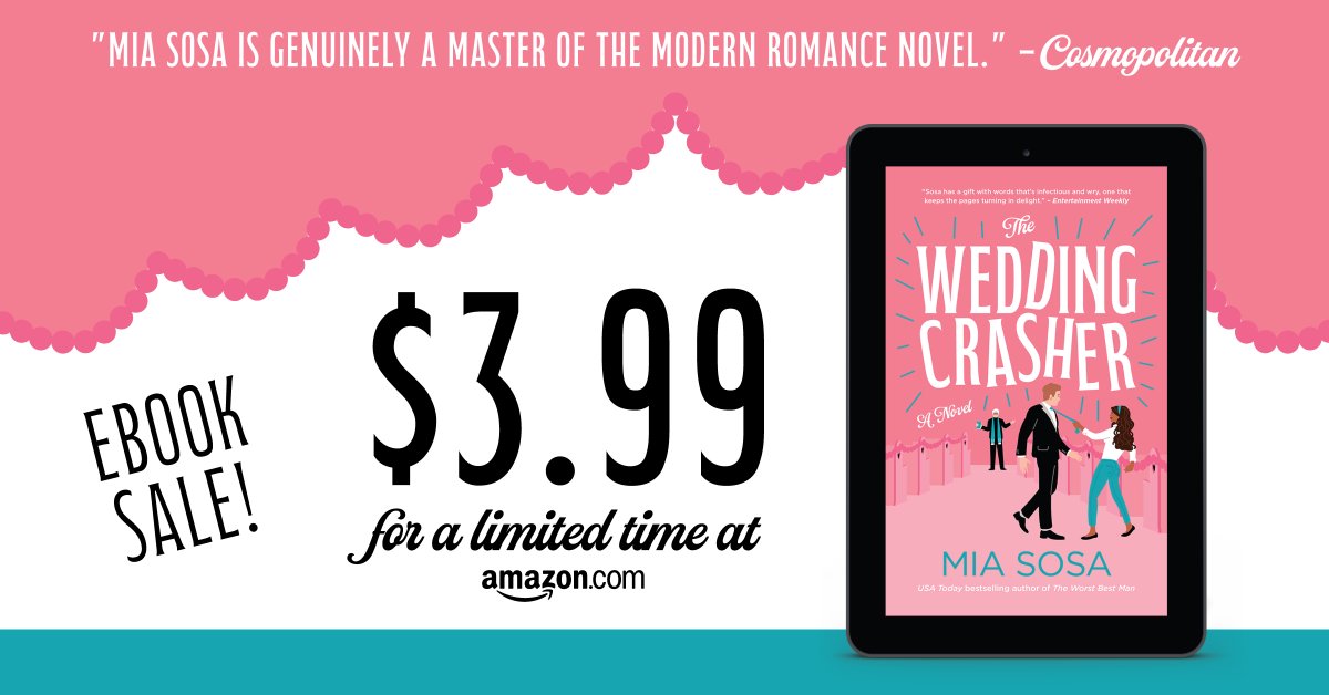 Psst. THE WEDDING CRASHER is on sale for a limited time! 🥸 fake dating ➕➡️⬅️➖opposites attract 🛏 only one bed 🐢❤️‍🔥 slow burn 🍼 an old nursery rhyme I didn't write 😉😂 amazon.com/dp/B08K91JKZ6