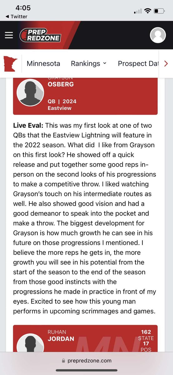 Thank you <a href="/NWahlScouting/">Nate Wahl</a> for the write up! Excited for a great season!