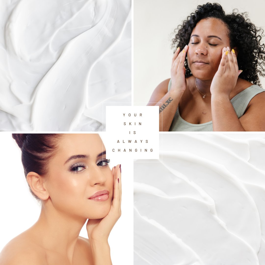 thentixskin's tweet image. Your skin changes over time and I am not talking about a matter of years, but rather weeks, months, or even days!

One day you might have dry skin, the next day oily, another day combination skin, and then all of a sudden sensitive skin. 

#skinchanges #changes