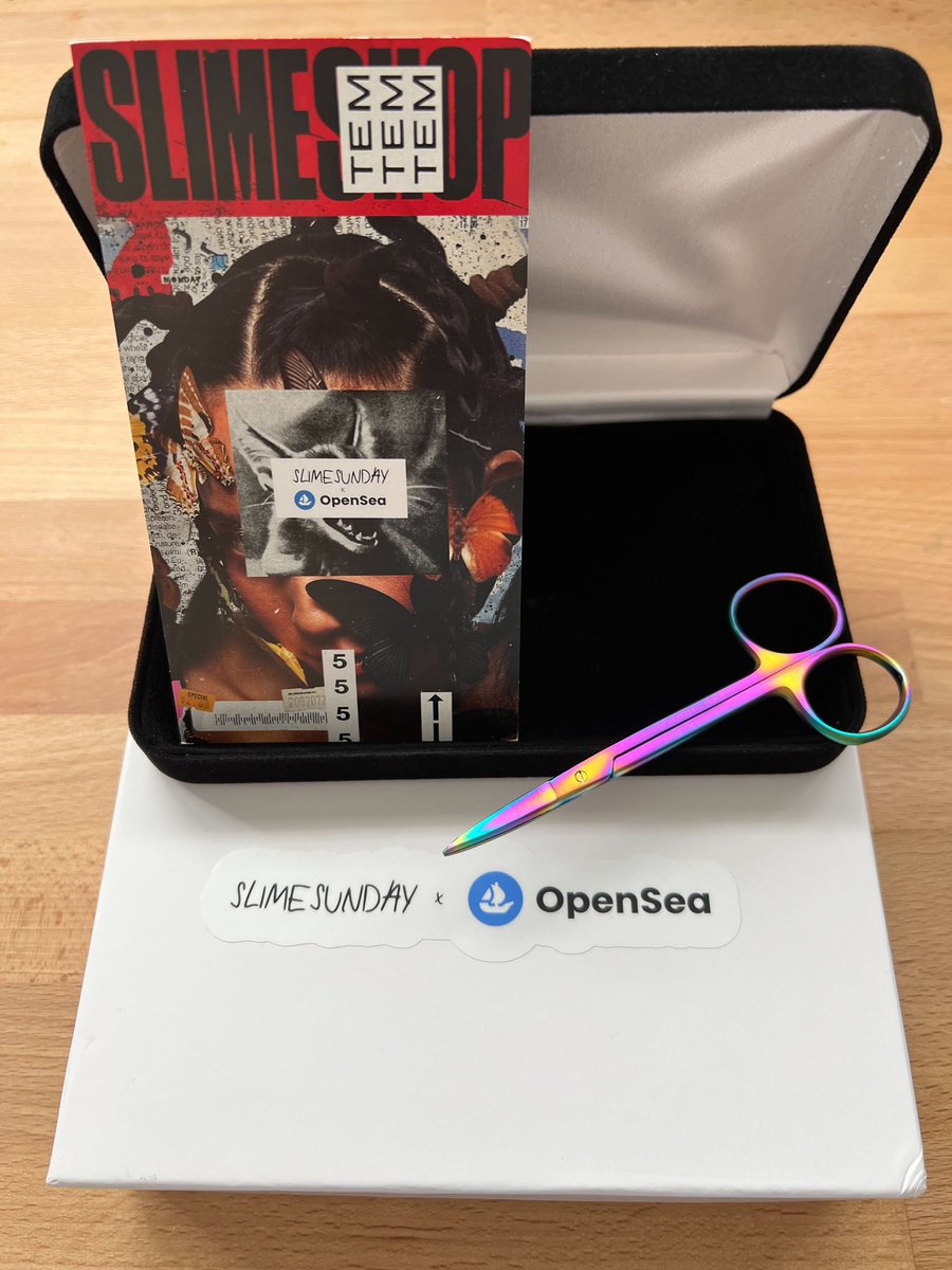opensea's tweet photo. 👀🤝 @slimesunday https://t.co/oShBNF6D1t