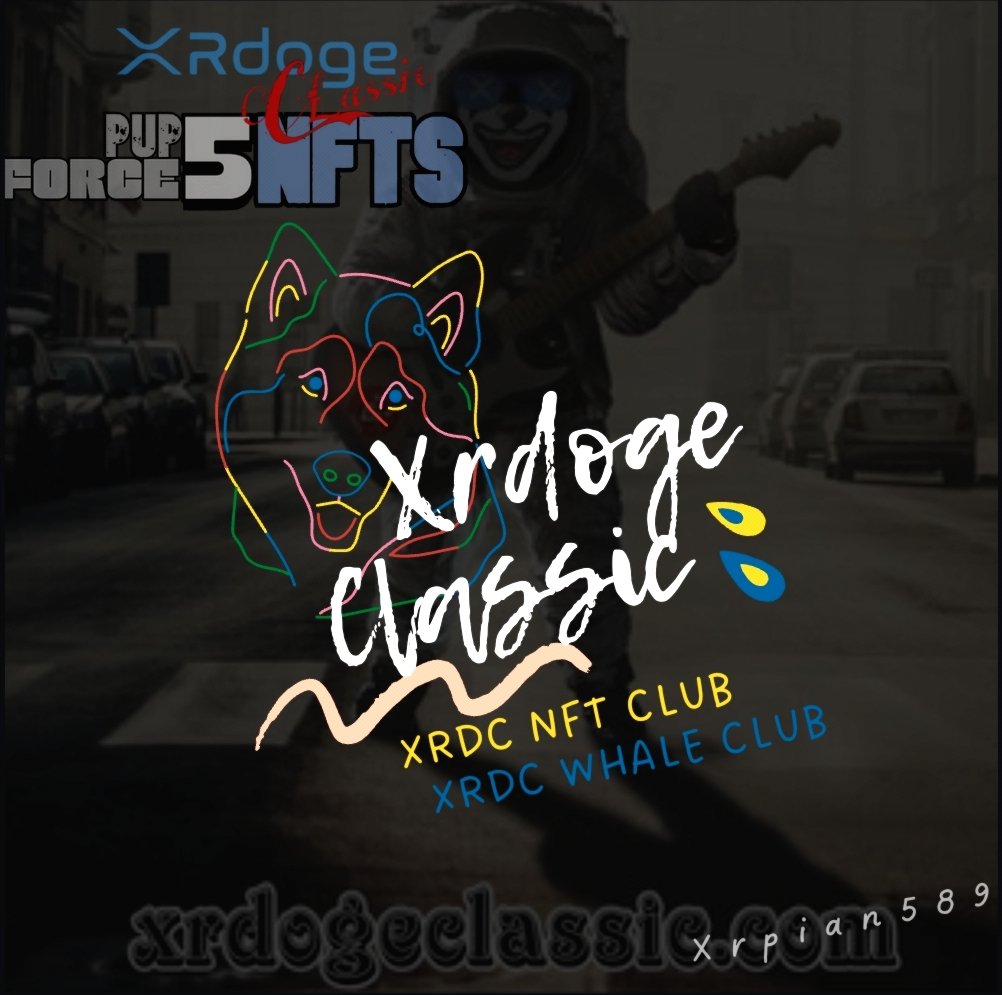 Ronny_897's tweet photo. @Matev10564463 @cyber_bull_ #XRdogeClassic Pup Force 5 NFTs 😍
🌟Cheapzy NFTs to get access to the 𝘾𝙡𝙖𝙨𝙨𝙞𝙘 𝙉𝙁𝙏 𝙘𝙡𝙪𝙗! enjoy!
Buy here - https://t.co/lsH8ElfoKT

🌟Hold 150m #XRDC to join 𝙒𝙝𝙖𝙡𝙚 𝙘𝙡𝙪𝙗🐳

✅ Join Discord - https://t.co/Lh8Xqh5NvR https://t.co/LrlRISRz22