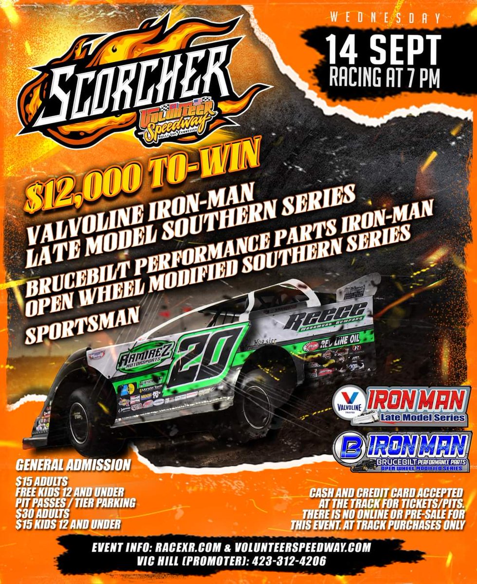 Volunteer Speedway tweet media