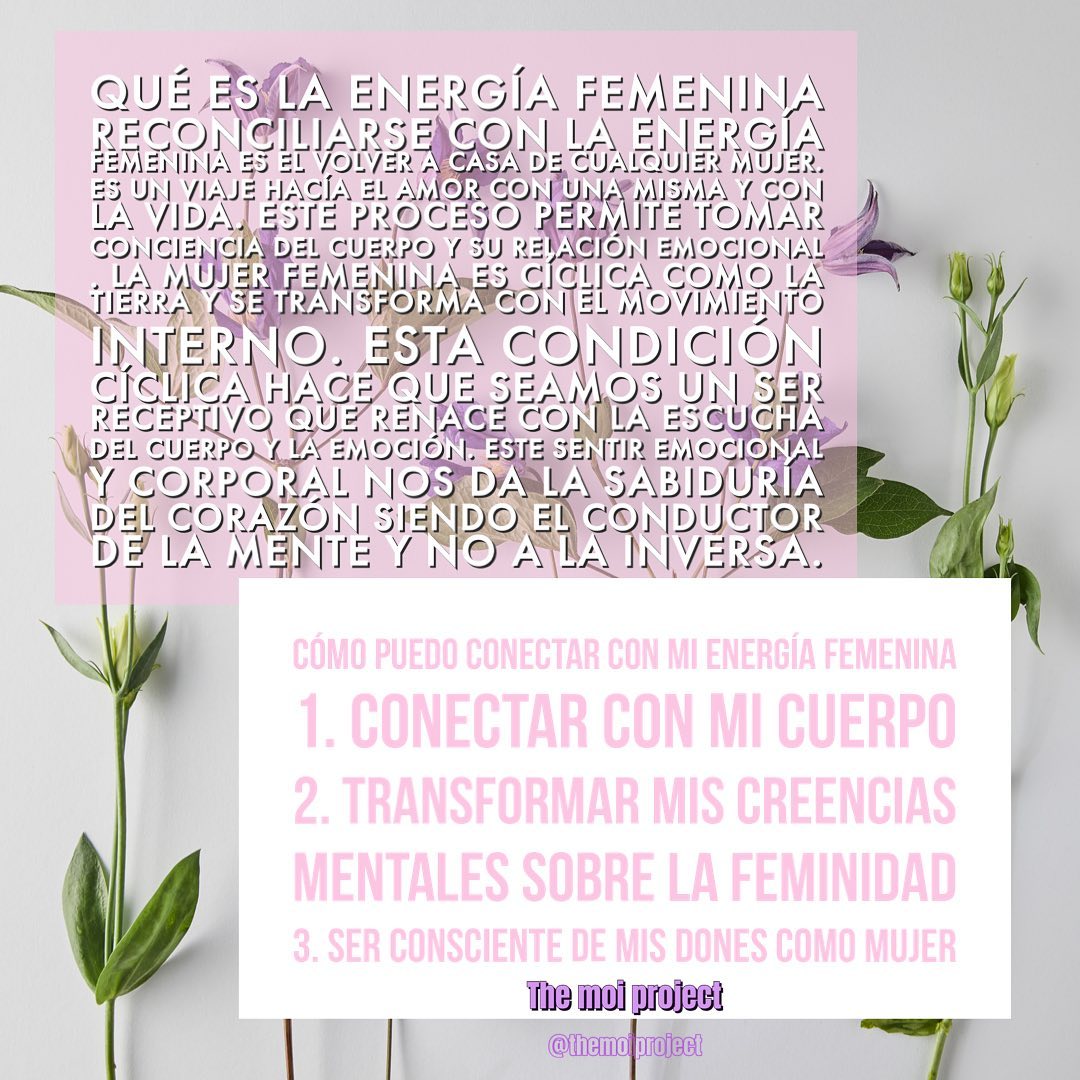 themoiproject's tweet photo. Energía Femenina ❤️

#themoiproject #femeninidad #belleza https://t.co/hvcRXjWLgM