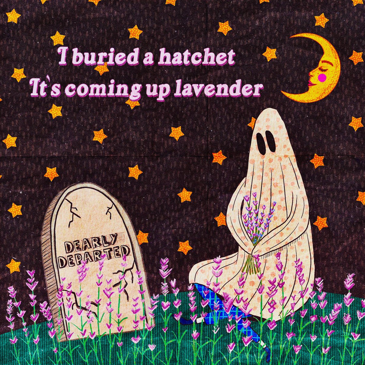 Feelin blue and lonely after getting out of the hospital, perfect time to do some Phoebe Bridgers inspired art. <a href="/phoebe_bridgers/">traitor joe</a>