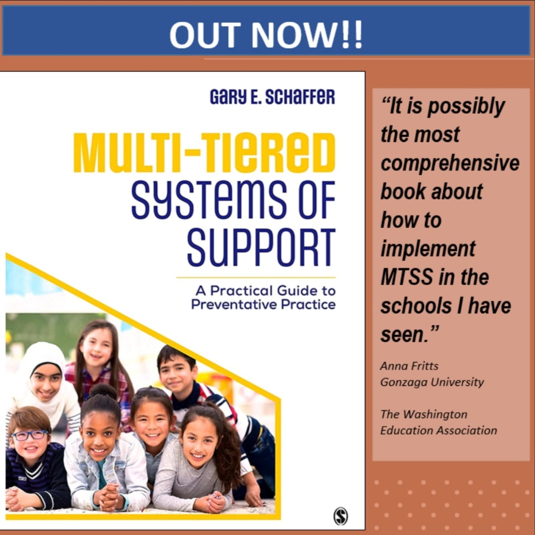 Only been out one week, & the reviews coming in are excellent! Covering #MTSS, #RTI, #PBIS, #SEL, & culturally responsive practices.

Come check out the new book at:
lnkd.in/ez2m_zZ2

 #multitieredsystemsofsupport #schoolpsychologists #education #schoolpsychology #teaching