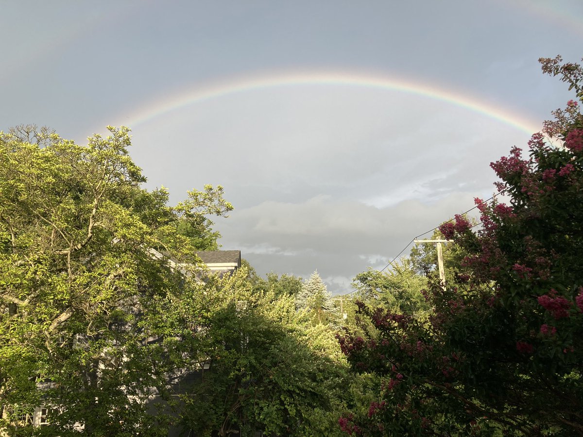 JAA429's tweet photo. This beautiful rainbow reminded of the beautiful community @EatonSchool!  Best wishes for a wonderful school year to you and all @dcpublicschools! #Flowithit2223 https://t.co/u7ySPgCSgx