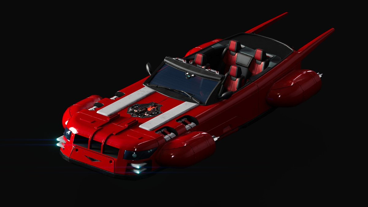 Just because the Nyans use mechs doesn’t mean they can’t travel in style 🚗✨