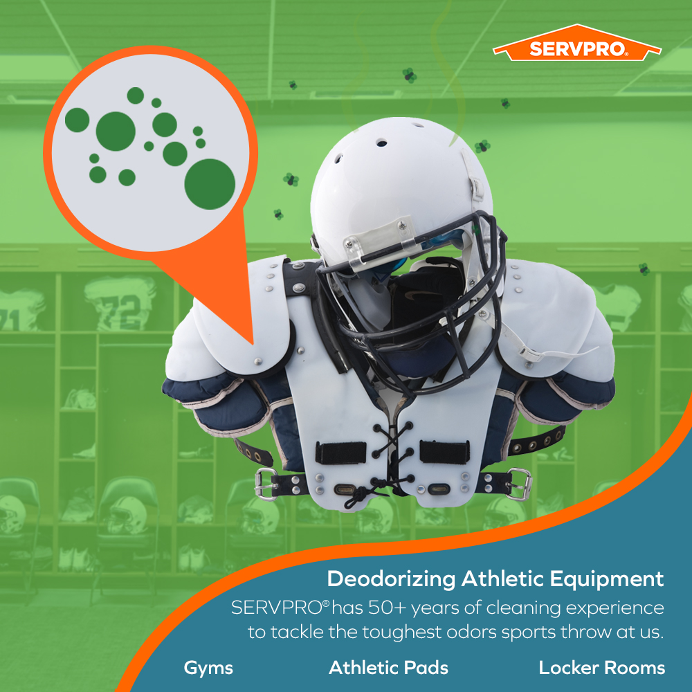 Football is a pretty great time of year. The aftermath? Well, it can stink. Call SERVPRO to get you smelling right.