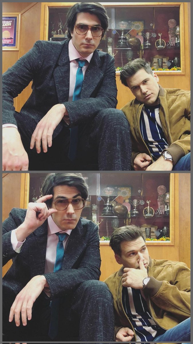 verohaa85's tweet photo. Time Bros. #BehindTheScenes
#RayandNate #Rayte or #Naray ?
#SaveLegendsOfTomorrow https://t.co/xqY3r4ZNWR