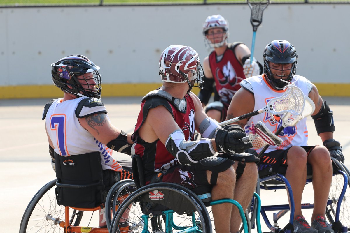 MammothLax's tweet photo. The Wheelchair Lacrosse Nationals are this weekend in Aurora! The Rolling Mammoth will be competing in the two day tournament!

#TuskUp https://t.co/00euG32o33