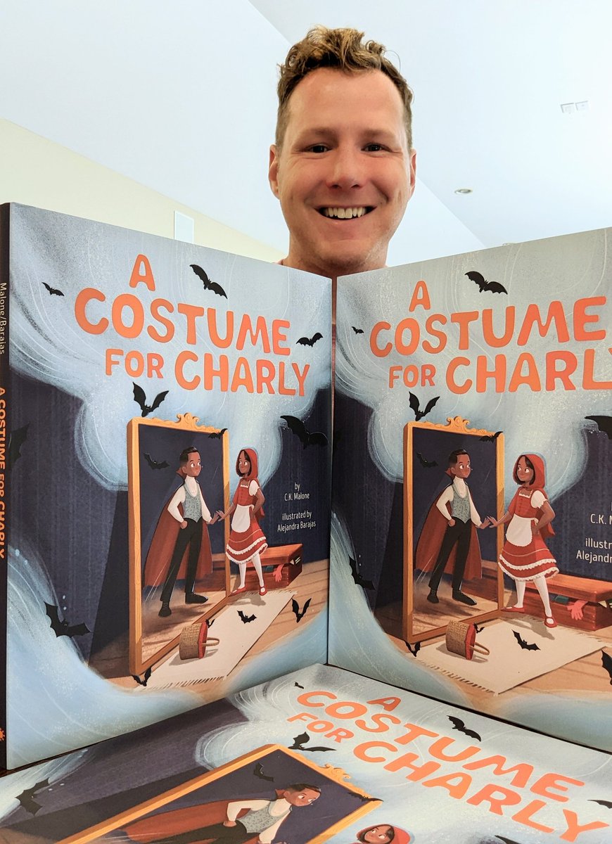 I received my agency copies of A Costume For Charly by @CKMalone2 and illustrated by Alejandra Barajas, edited by @Cherrita_Lee and published by @BeamingBooksMN This is both CK's and my agency's debut book! So excited! Pre-order or request from your local library!