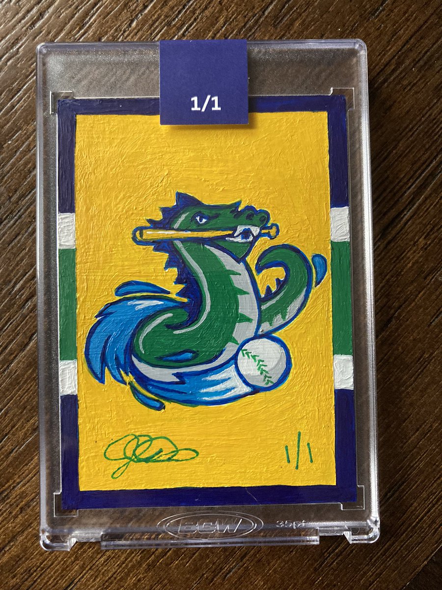 Chris Kohler
“Lake Monster”
JCP 1/1
⚾️ 
#LakeMonsters #JCPCards #CardArt #Oakland #Baseball #MLB #LFG #Baltimore #Art