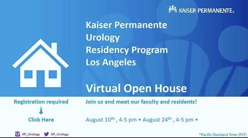 Kaiser Permanente Urology (@kp_urology) on Twitter photo Come join us for our second virtual open house this Wednesday August 24th! Use the link to register to meet the entire Uro fam! us02web.zoom.us/meeting/regist… <a href="/Uro_Res/">The Urology Applicant ⚕</a> Come join us for our second virtual open house this Wednesday August 24th! Use the link to register to meet the entire Uro fam! us02web.zoom.us/meeting/regist… <a href="/Uro_Res/">The Urology Applicant ⚕</a>