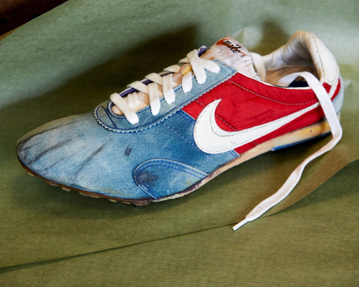 As the first athlete to sign with Nike, the record-shattering