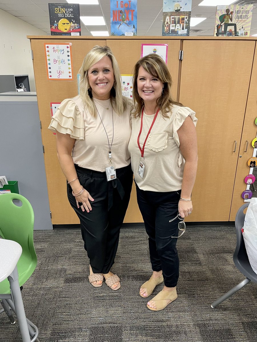Sometimes you show up on the first day <a href="/SwenkeCFISD/">SwenkeCFISD</a> wearing the same thing with <a href="/parker_class/">Mrs. Parker's Class</a>!