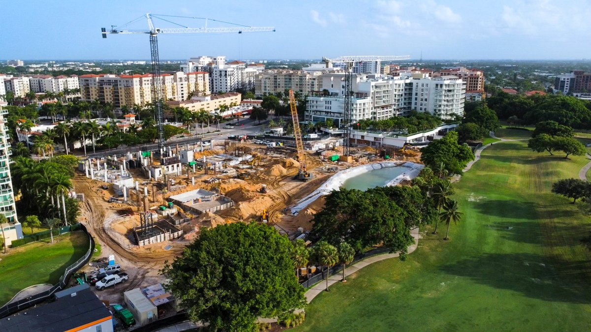 CecoConcrete's tweet photo. Work has started at Alina Phase 2, 9-story condominium in Boca Raton, FL. #CecoConcrete partnered with @mossconstruct to bring these high-end residences to life for @alinaresidences. Designed by Garcia Stromberg/GS4 Studios; structural design by @McNamaraSalvia. #StoriesBuilt https://t.co/bDQidIa05x