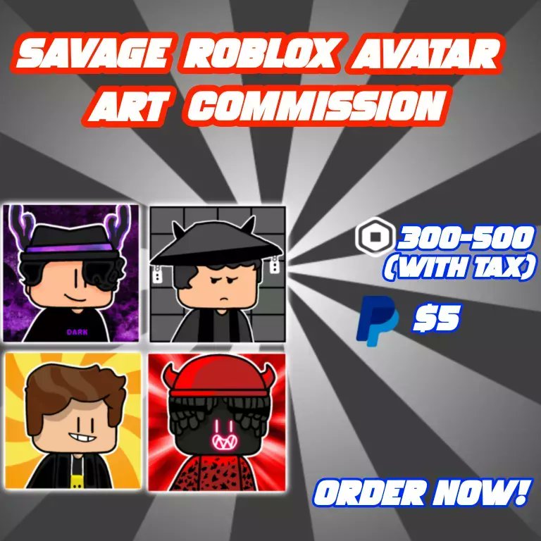SavageRiderYT🍥 (COMMS OPEN) on Twitter: "Savage Roblox Avatar Art ...