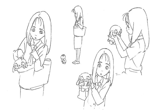 Character concept art for Paranoia Agent (2004), dir. Satoshi Kon, Madhouse 