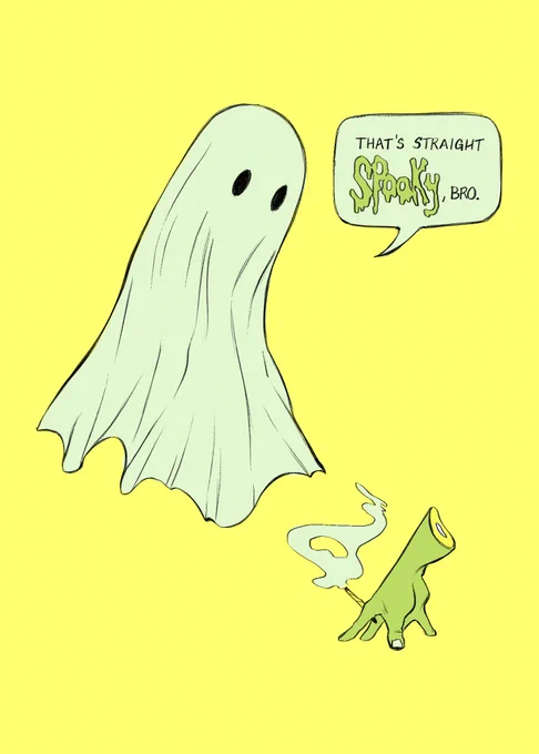 What if I started making comics about this lil dude who doesn't know why he's stuck hanging out at a convenience store with a disembodied stoner hand and a chupacabra with mange 