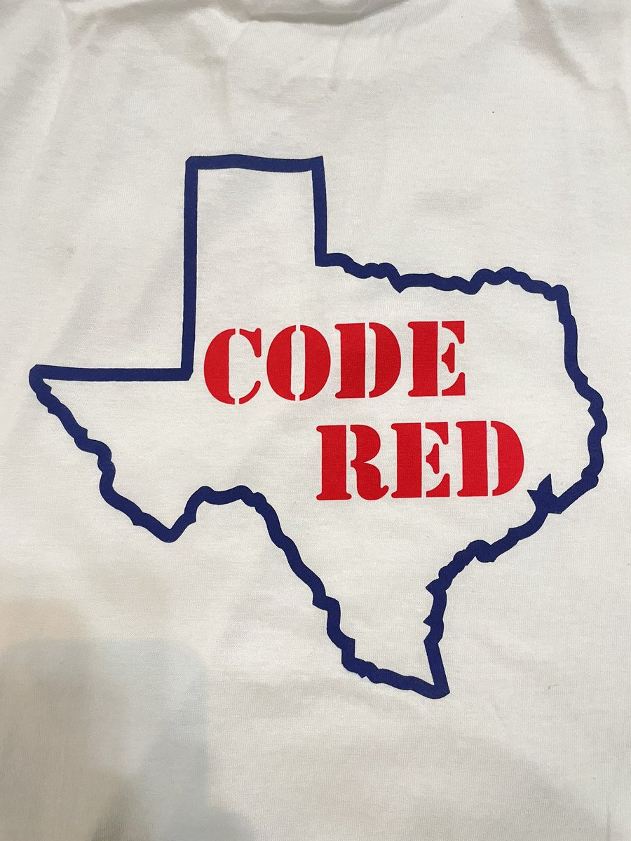 CodeRedSS's tweet image. 🚨CODE RED SHIRTS ARE HERE🚨 they will be sold this week before school in the visitor lot 8:30-9:30, look for a blue truck. Shirts will be $15 and we only have a limited amount of sizes so come get them‼️